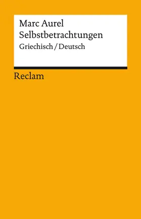 Krapinger |  Selbstbetrachtungen. Griechisch/Deutsch | Buch |  Sack Fachmedien