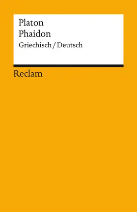 Platon / Krapinger |  Phaidon. Griechisch/Deutsch | Buch |  Sack Fachmedien