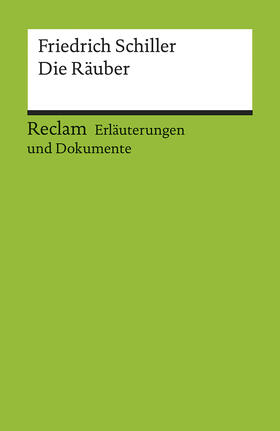 Grawe |  Erläuterungen und Dokumente zu Friedrich Schiller: Die Räuber | Buch |  Sack Fachmedien