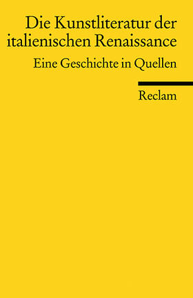 Pfisterer |  Die Kunstliteratur der italienischen Renaissance | Buch |  Sack Fachmedien
