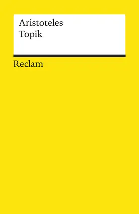 Aristoteles |  Topik | Buch |  Sack Fachmedien