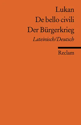 Lukan / Luck |  De bello civili /Der Bürgerkrieg | Buch |  Sack Fachmedien
