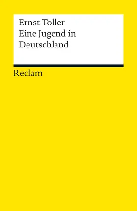 Toller / Frühwald |  Eine Jugend in Deutschland | Buch |  Sack Fachmedien