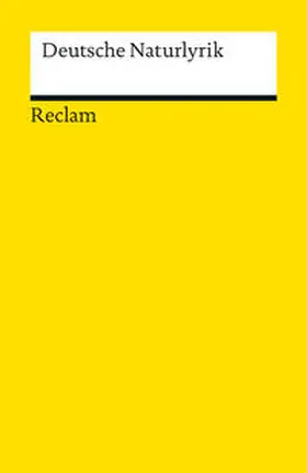 Bode |  Deutsche Naturlyrik | Buch |  Sack Fachmedien