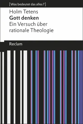 Tetens | Gott denken. Ein Versuch über rationale Theologie | E-Book | sack.de