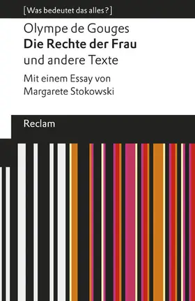 de Gouges | Die Rechte der Frau und andere Texte | E-Book | sack.de