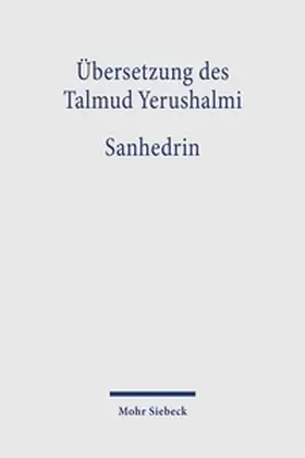 Hengel / Neusner / Schäfer |  Übersetzung des Talmud Yerushalmi | Buch |  Sack Fachmedien