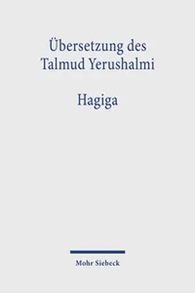 Hengel / Neusner / Schäfer |  Übersetzung des Talmud Yerushalmi | Buch |  Sack Fachmedien