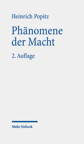 Popitz |  Phänomene der Macht | Buch |  Sack Fachmedien