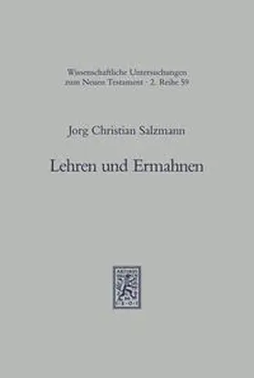 Salzmann |  Lehren und Ermahnen | Buch |  Sack Fachmedien