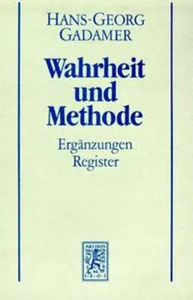 Gadamer |  Hermeneutik II. Wahrheit und Methode. Studienausgabe | Buch |  Sack Fachmedien