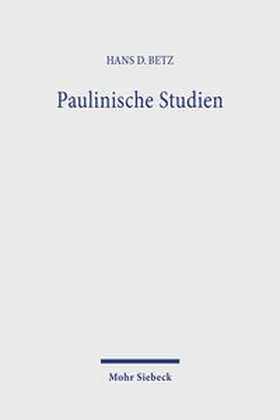 Betz |  Paulinische Studien | Buch |  Sack Fachmedien