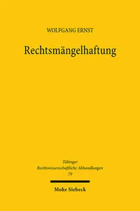 Ernst |  Rechtsmängelhaftung | Buch |  Sack Fachmedien