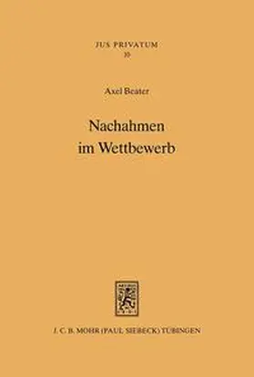 Beater |  Nachahmen im Wettbewerb | Buch |  Sack Fachmedien