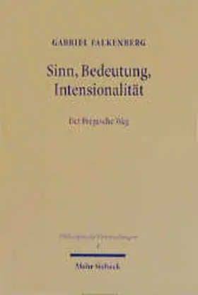 Falkenberg |  Sinn, Bedeutung, Intensionalität | Buch |  Sack Fachmedien