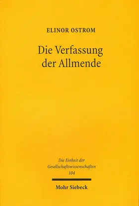 Ostrom |  Die Verfassung der Allmende | Buch |  Sack Fachmedien