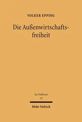 Epping |  Außenwirtschaftsfreiheit | Buch |  Sack Fachmedien