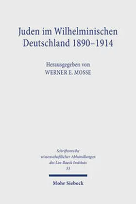 Mosse |  Juden im Wilhelminischen Deutschland 1890-1914 | Buch |  Sack Fachmedien