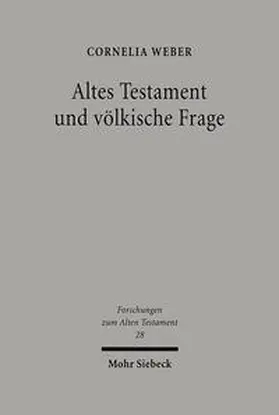 Weber |  Altes Testament und völkische Frage | Buch |  Sack Fachmedien