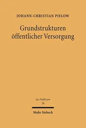 Pielow |  Grundstrukturen öffentlicher Versorgung | Buch |  Sack Fachmedien