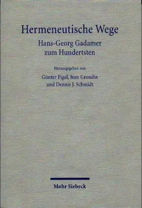 Figal / Grondin / Schmidt |  Hermeneutische Wege | Buch |  Sack Fachmedien