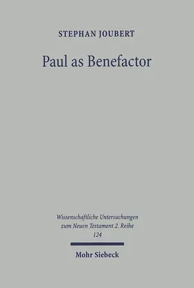 Joubert |  Paul as Benefactor | Buch |  Sack Fachmedien