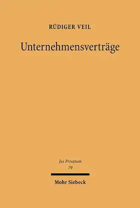 Veil |  Unternehmensverträge | Buch |  Sack Fachmedien