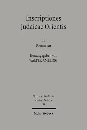 Ameling |  Inscriptiones Judaicae Orientis 02 | Buch |  Sack Fachmedien