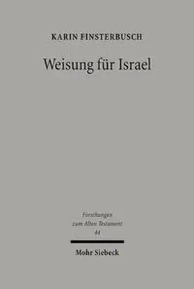 Finsterbusch |  Weisung für Israel | Buch |  Sack Fachmedien