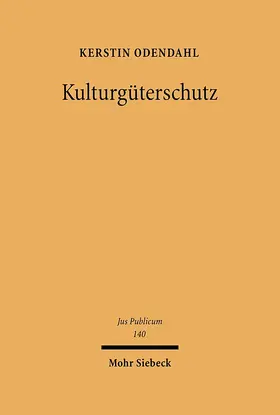 Odendahl |  Kulturgüterschutz | Buch |  Sack Fachmedien