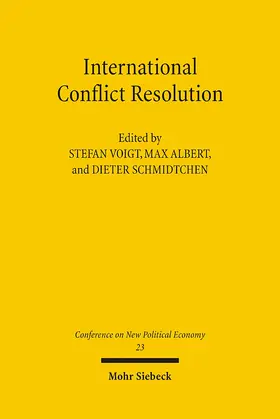 Voigt / Albert / Schmidtchen |  Conferences on New Political Economy | Buch |  Sack Fachmedien