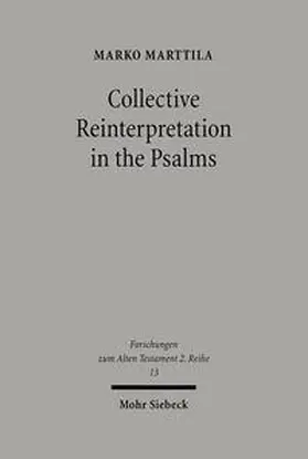 Marttila |  Collective Reinterpretation in the Psalms | Buch |  Sack Fachmedien