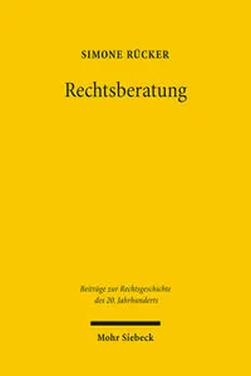 Rücker |  Rechtsberatung | Buch |  Sack Fachmedien