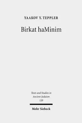 Teppler |  Birkat haMinim | Buch |  Sack Fachmedien