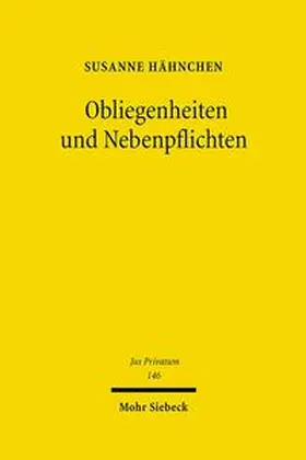 Hähnchen | Obliegenheiten und Nebenpflichten | Buch | 978-3-16-149640-0 | sack.de