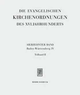  Die evangelischen Kirchenordnungen des XVI. Jahrhunderts | Buch |  Sack Fachmedien