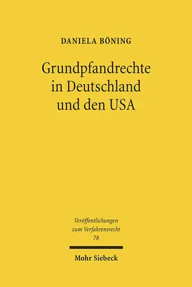 Böning |  Grundpfandrechte in Deutschland und den USA | Buch |  Sack Fachmedien