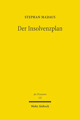 Madaus |  Der Insolvenzplan | Buch |  Sack Fachmedien