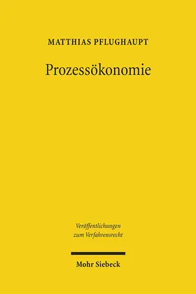 Pflughaupt |  Prozessökonomie | Buch |  Sack Fachmedien