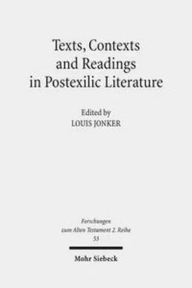 Jonker |  Texts, Contexts and Readings in Postexilic Literature | Buch |  Sack Fachmedien