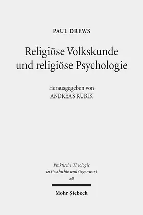 Drews / Kubik |  Religiöse Volkskunde und religiöse Psychologie | Buch |  Sack Fachmedien