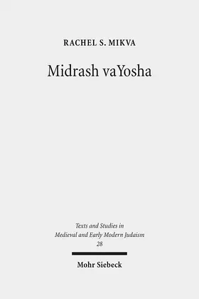 Mikva |  Midrash vaYosha | Buch |  Sack Fachmedien