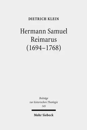 Klein |  Hermann Samuel Reimarus (1694-1768) | eBook | Sack Fachmedien