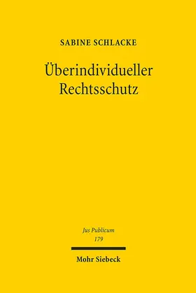 Schlacke |  Überindividueller Rechtsschutz | eBook | Sack Fachmedien