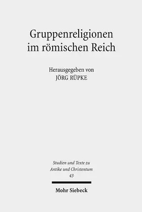 Rüpke |  Gruppenreligionen im römischen Reich | eBook | Sack Fachmedien