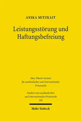 Mitzkait |  Leistungsstörung und Haftungsbefreiung | eBook | Sack Fachmedien