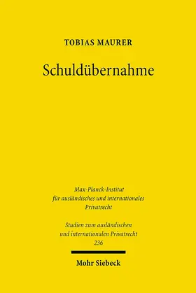 Maurer | Schuldübernahme | E-Book | sack.de
