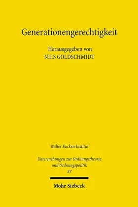 Goldschmidt | Generationengerechtigkeit | E-Book | sack.de