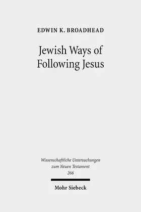 Broadhead |  Jewish Ways of Following Jesus | eBook | Sack Fachmedien