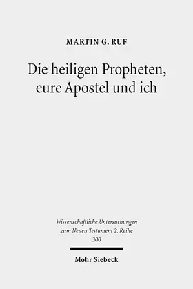 Ruf | Die heiligen Propheten, eure Apostel und ich | E-Book | www2.sack.de
